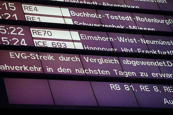 Bahn-Verspätungsanzeige am 14.05.2023, über dts Nachrichtenagentur