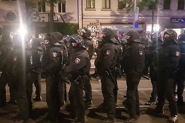 Proteste in Leipzig in der Nacht auf den 04.06.2023, über dts Nachrichtenagentur