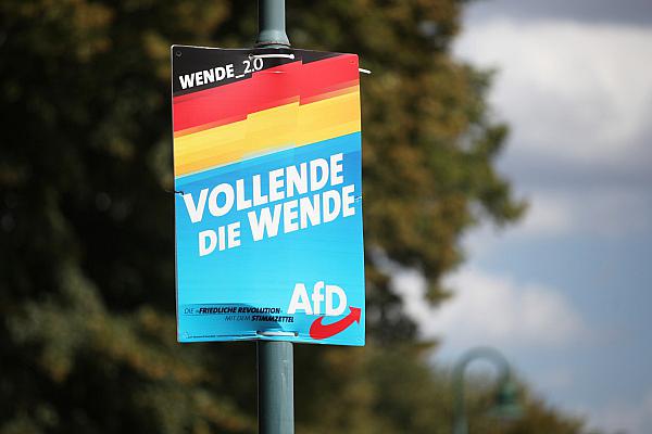 AfD-Plakat (Archiv), über dts Nachrichtenagentur