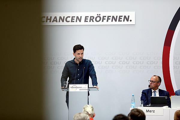 Johannes Winkel und Friedrich Merz am 16.06.2023, über dts Nachrichtenagentur