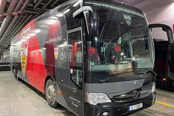 Mannschaftsbus des VfB Stuttgart (Archiv), über dts Nachrichtenagentur