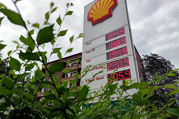 Shell-Tankstelle im August 2023, über dts Nachrichtenagentur