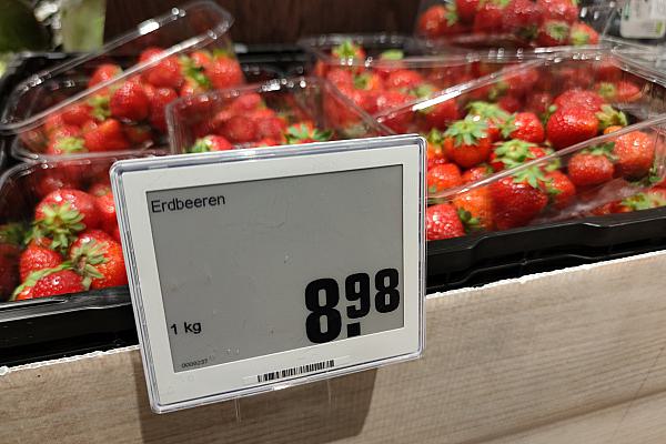 Erdbeeren im Supermarkt (Archiv), über dts Nachrichtenagentur
