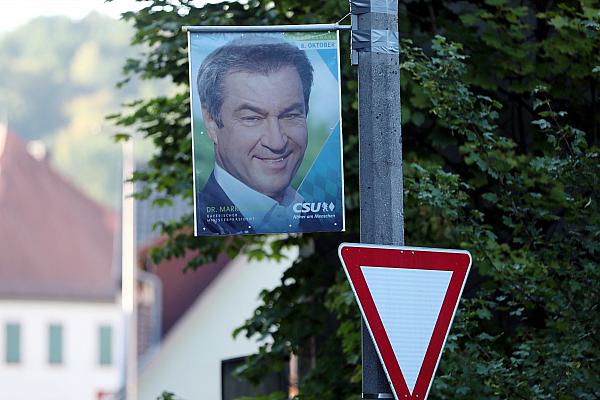 CSU-Wahlplakat zur Landtagswahl in Bayern 2023 (Archiv), über dts Nachrichtenagentur