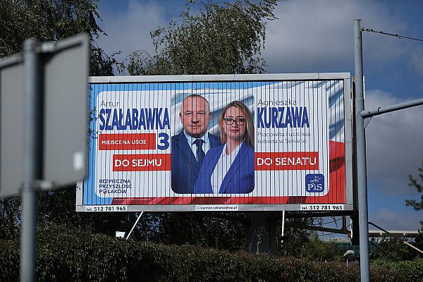 Wahlplakate für Parlamentswahl in Polen am 15. Oktober 2023, über dts Nachrichtenagentur