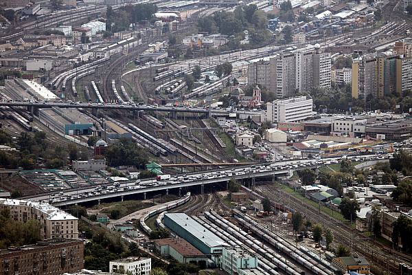 Straßenverkehr und Zugverkehr in Moskau (Russland) (Archiv), über dts Nachrichtenagentur