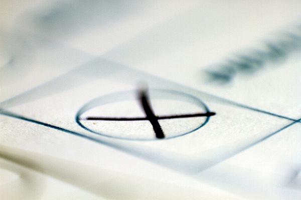 Kreuz auf Stimmzettel (Archiv), über dts Nachrichtenagentur