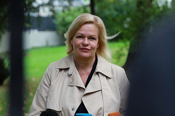 Nancy Faeser bei Landtagswahl in Hessen am 08.10.2023, über dts Nachrichtenagentur