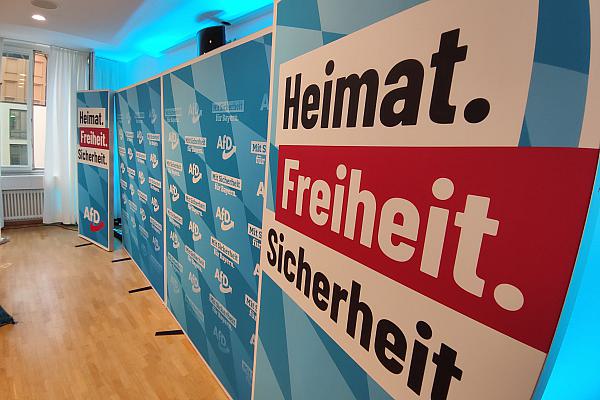 Landtagswahl in Bayern: AfD-Wahlparty am 08.10.2023, über dts Nachrichtenagentur