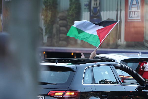 Verbotene Pro-Palästina-Demo am 18.10.2023, über dts Nachrichtenagentur