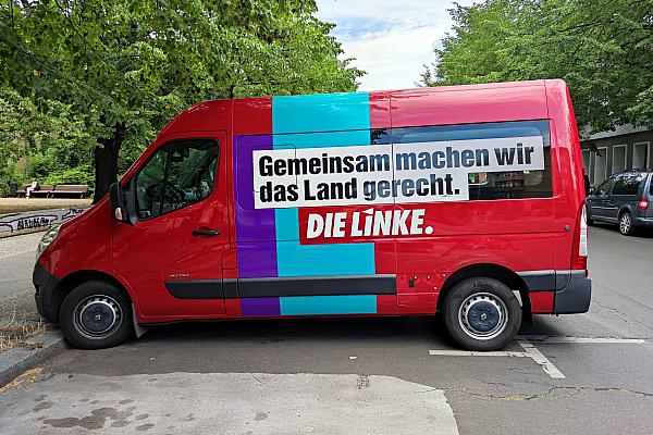 Linken-Kampagnenbus (Archiv), über dts Nachrichtenagentur