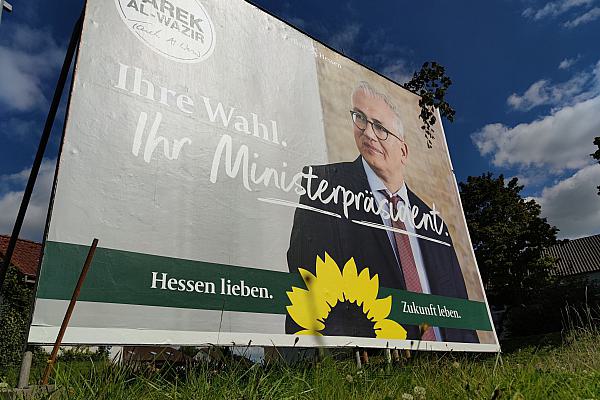 Wahlplakat der Grünen zur Landtagswahl in Hessen 2023 (Archiv), über dts Nachrichtenagentur
