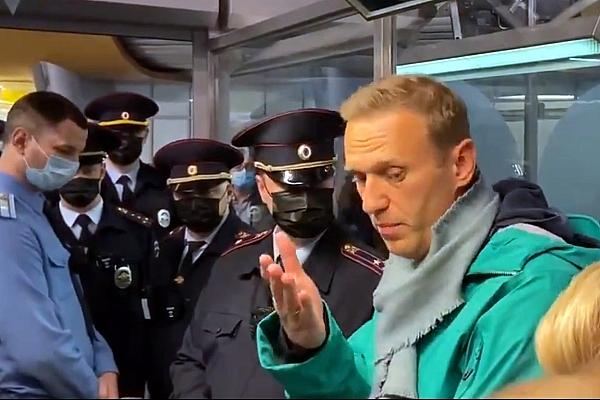 Video von der Festnahme Nawalnys im Januar 2021 (Archiv), Kira Yarmysh via dts Nachrichtenagentur