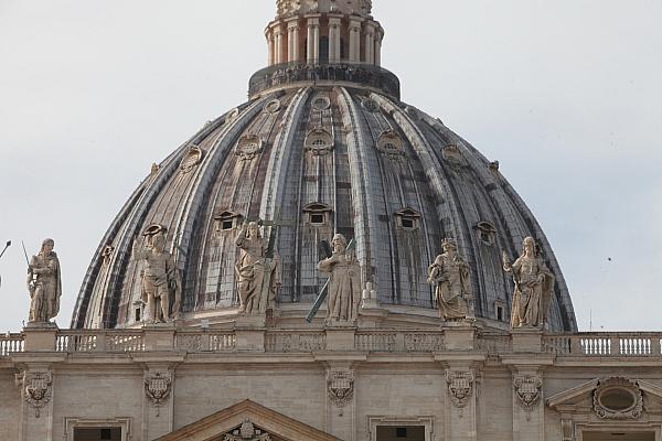 Kuppel des Petersdom am Vatikan, via dts Nachrichtenagentur