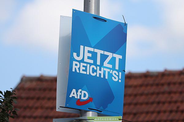 AfD-Wahlplakat (Archiv), über dts Nachrichtenagentur