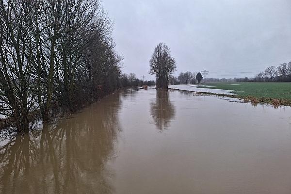 Überschwemmung am Fluss Aue in Niedersachsen, via dts Nachrichtenagentur