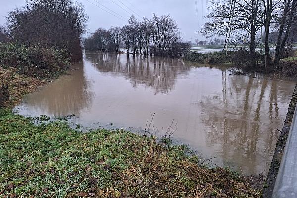 Überschwemmung am Fluss Aue in Niedersachsen, via dts Nachrichtenagentur