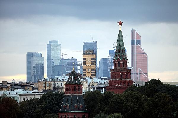Turm des Kreml in Moskau mit dem Moskauer Bankenviertel im Hintergrund (Archiv), via dts Nachrichtenagentur