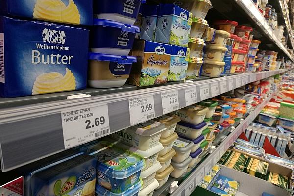 Butter in einem Supermarkt (Archiv), via dts Nachrichtenagentur