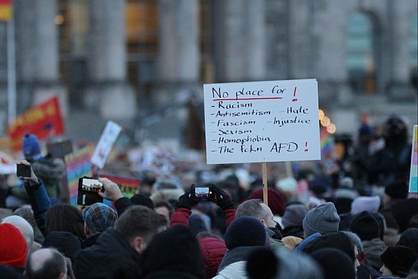 Demo gegen Rechtsextremismus (Archiv), via dts Nachrichtenagentur