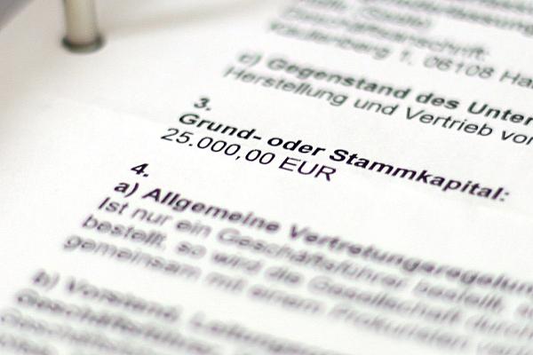 Gewerbeanmeldung einer GmbH (Archiv), via dts Nachrichtenagentur
