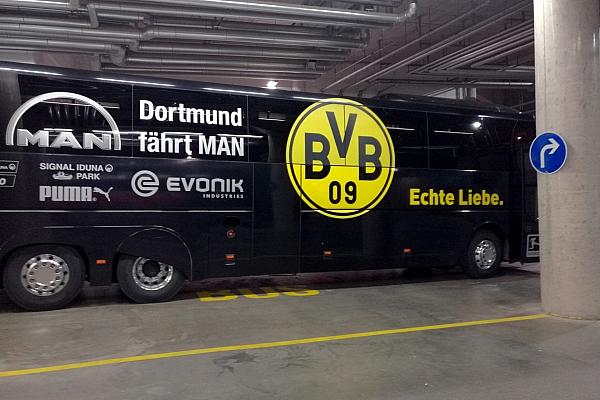 Bus von Borussia Dortmund (Archiv), via dts Nachrichtenagentur