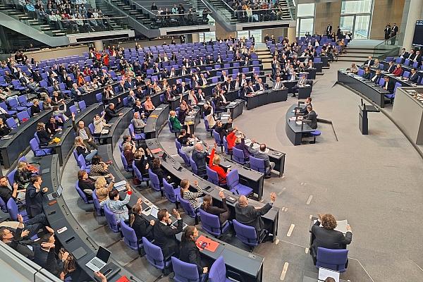 Plenarsitzung im Bundestag am 02.02.2024, via dts Nachrichtenagentur