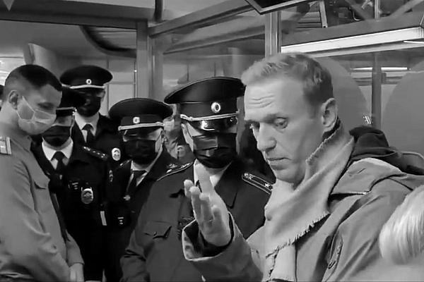 Video von der Festnahme Nawalnys im Jahr 2021 (Archiv), via dts Nachrichtenagentur