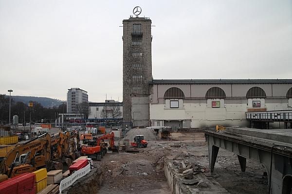 Stuttgart-21-Baustelle am Stuttgarter Hauptbahnhof, via dts Nachrichtenagentur