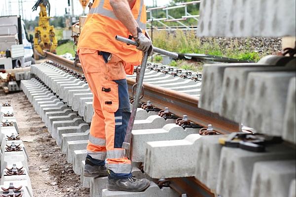 Bauarbeiten an einer Gleisanlage (Archiv), via dts Nachrichtenagentur
