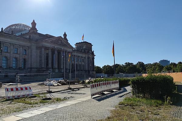 Baustelle vor Deutschem Bundestag (Archiv), via dts Nachrichtenagentur