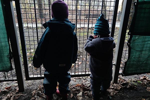 Kinder hinter einem Gitter (Archiv), via dts Nachrichtenagentur