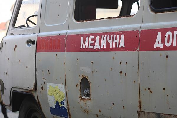 Im Ukraine-Krieg zerschossener Kleinbus (Archiv), via dts Nachrichtenagentur