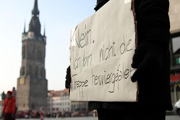 Demonstrantin gegen Gewalt an Frauen (Archiv), via dts Nachrichtenagentur