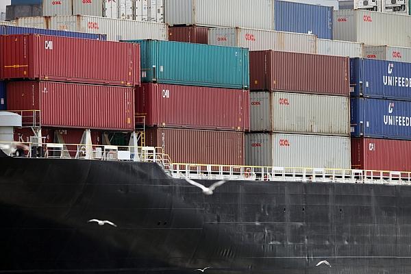 Container auf einem Schiff (Symbolbild), via dts Nachrichtenagentur