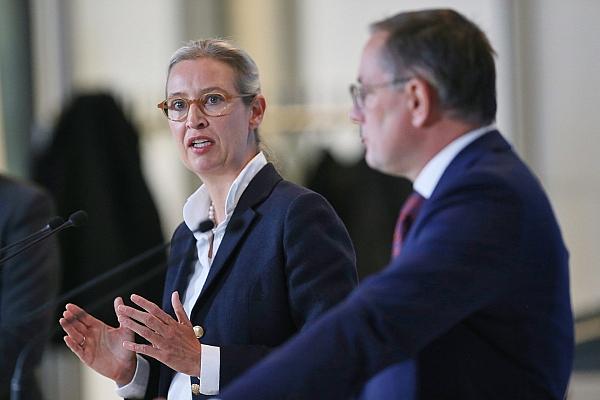 Alice Weidel und Tino Chrupalla (Archiv), via dts Nachrichtenagentur
