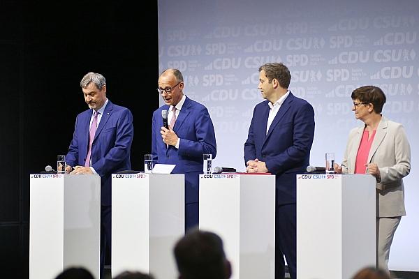 Unterzeichnung Koalitionsvertrag zwischen CDU, CSU und SPD am 05.05.2025, via dts Nachrichtenagentur