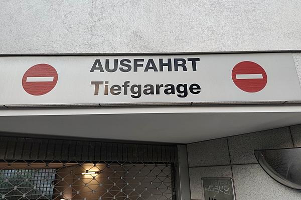 Ausfahrt Tiefgarage (Archiv), via dts Nachrichtenagentur