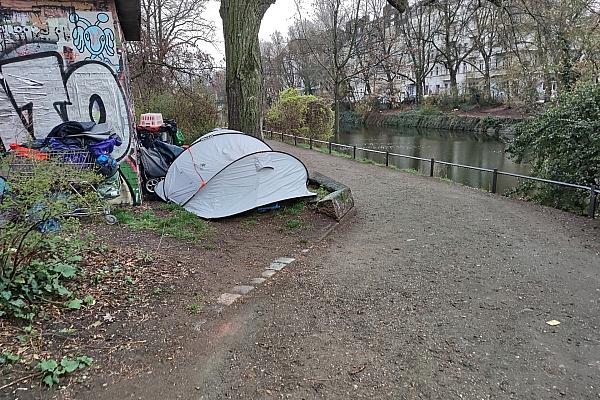 Obdachlose kampieren (Archiv), via dts Nachrichtenagentur
