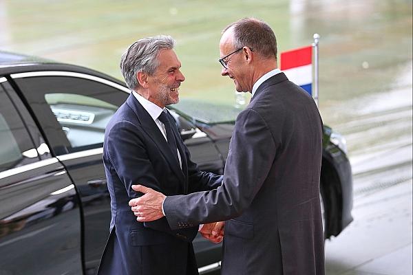 Dick Schoof und Friedrich Merz am 10.06.2025, via dts Nachrichtenagentur