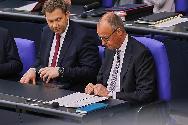Lars Klingbeil und Friedrich Merz (Archiv), via dts Nachrichtenagentur